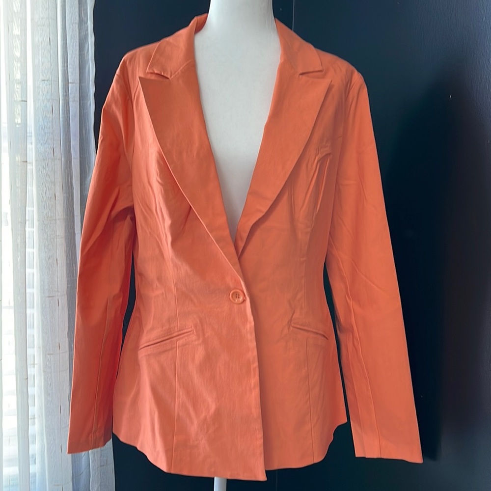 NWT Coral Lightweight Blazer